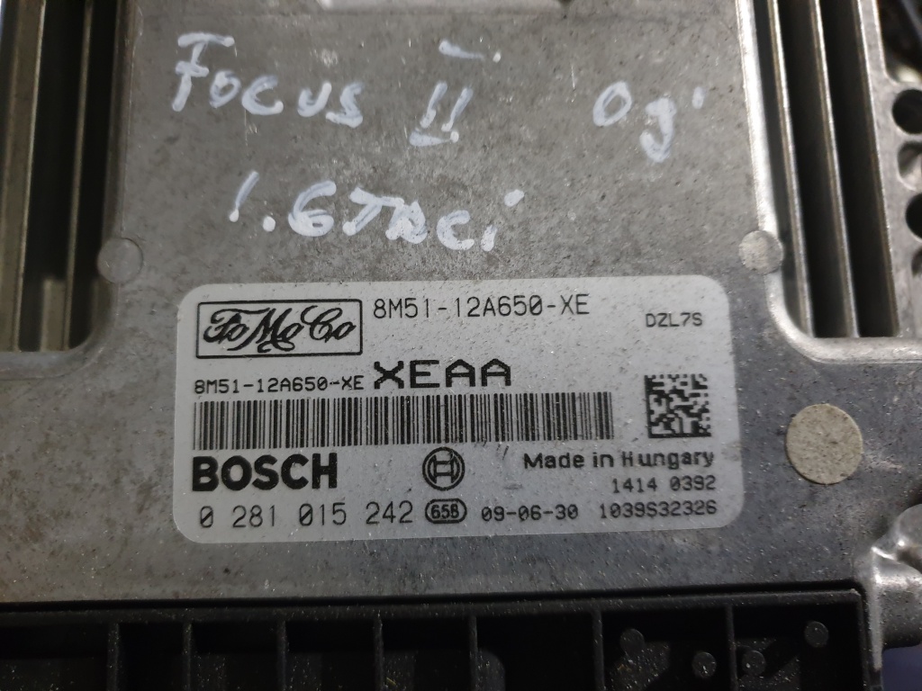 ECU Calculator motor Ford Focus 1.6TDCI 8M51-12A650-XE