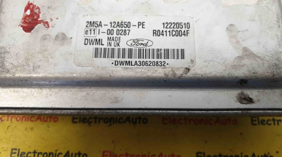 ECU Calculator Motor Ford Focus 1.8 tdci, 2M5A12A650PE, R0411C004F, 12220510, DWML