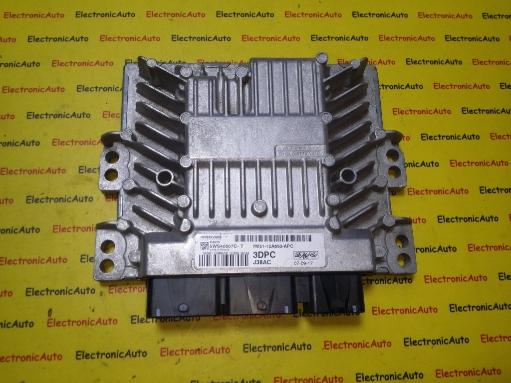 ECU Calculator motor Ford Focus 1.8 tdci 7M5112A650APC, 5WS40607C-T
