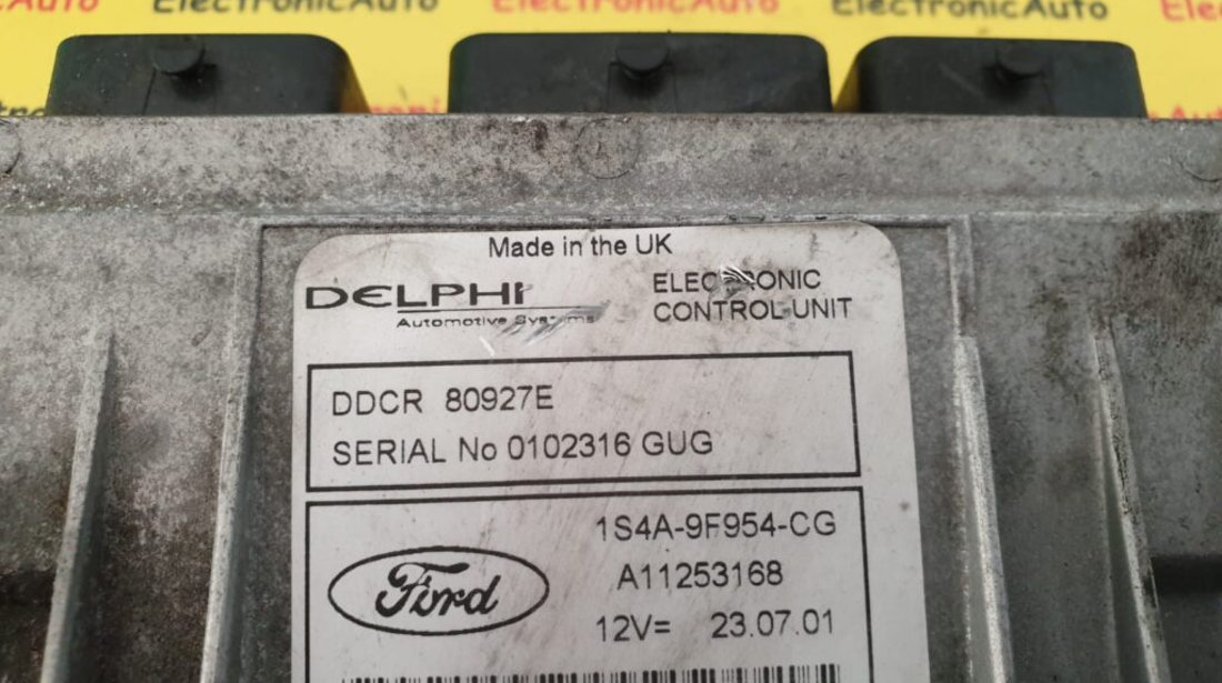ECU Calculator Motor Ford Focus 1.8 tdci, 1S4A9F954CG, A11253168, DDCR80927,