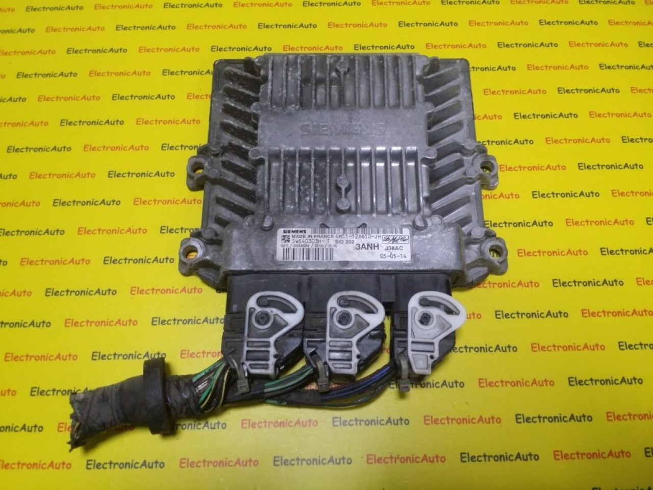 ECU Calculator Motor Ford Focus 1.8 TDCI, 4M5112A650JH, 5WS40303HT
