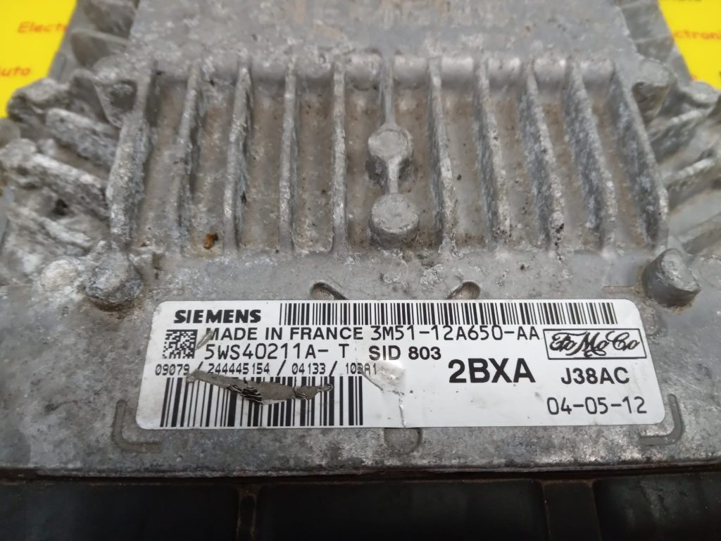 ECU Calculator motor Ford Focus 2.0TDCI 3M5112A650AA, 5WS40211AT