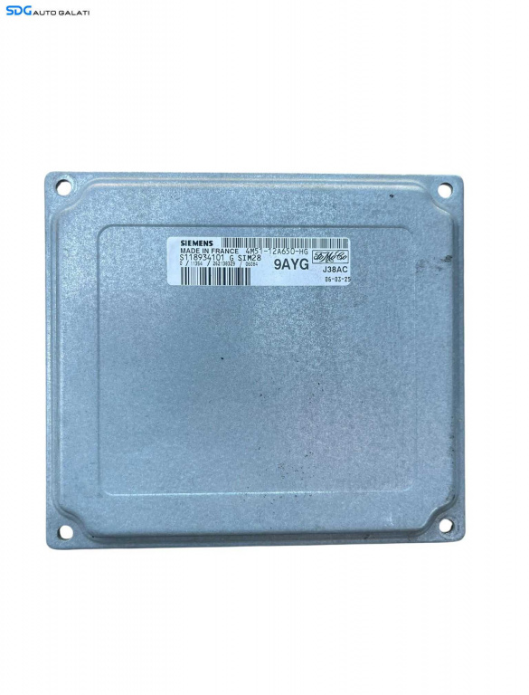 ECU Calculator Motor Ford Focus 2 1.6 16V Benzina 2004 - 2010 Cod 4M51-12A650-HG S118934101 SIM28 [B4363]