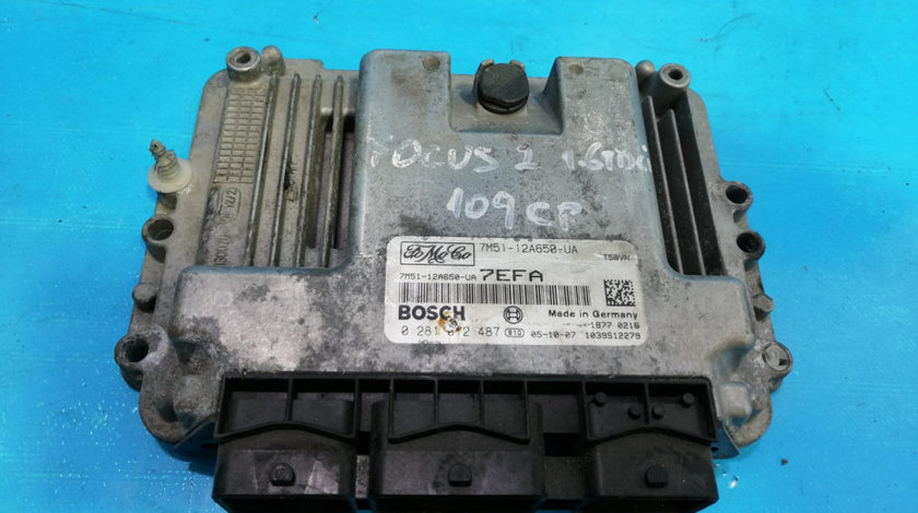 ECU Calculator Motor Ford focus 2 1.6 TDCI 109CP 7M5112A650UA