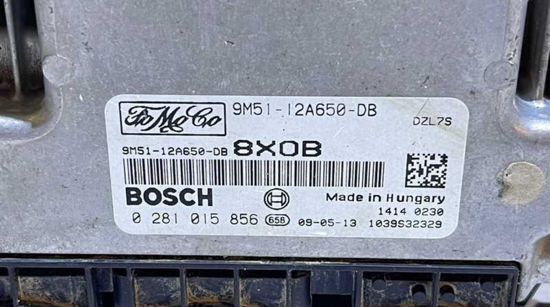 ECU Calculator Motor Ford Focus 2 1.6 TDCI 2004 - 2010 Cod 9M51-12A650-DB 0281015856
