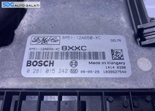 ECU Calculator Motor Ford Focus 2 1.6 TDCI 2007 - 2010 Cod 8M51-12A650-XC 8M5112A650XC 0281015242 [L...