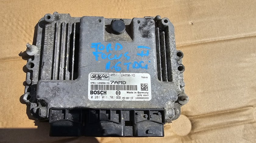 Ecu calculator motor Ford Focus 2 1.6 TDCI HHDA 2004 2005 2006 2007