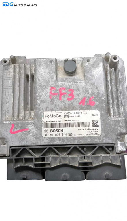 ECU Calculator Motor Ford Focus 3 1.6 TDCI 2010 - 2014 Cod CV6Q-12A650-BJ 0281030044 [M8246]