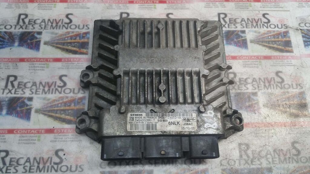 ECU Calculator Motor FORD FOCUS, 5WS40028MT, 3M5A12A650HK, SID803,