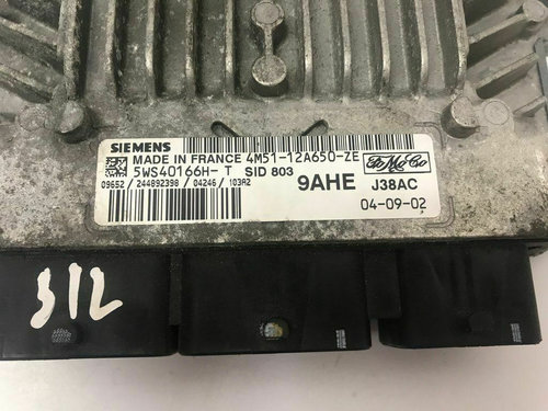 ECU Calculator Motor Ford Focus, 5WS40166HT, 4M5112A650ZE,