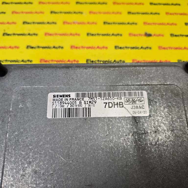 ECU Calculator motor Ford Focus 7M5112A650KB, S118944005B, SIM29,