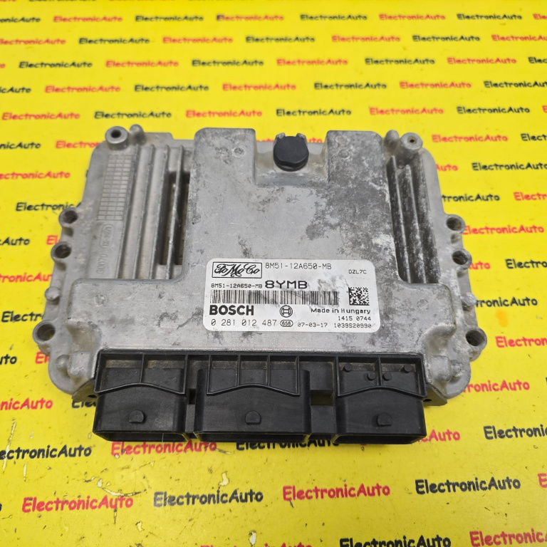 ECU Calculator motor Ford Focus, 8M5112A650MB, 0281012487,