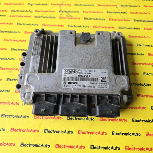 ECU Calculator motor Ford Focus, 9M5112A650BH, 0281017771,