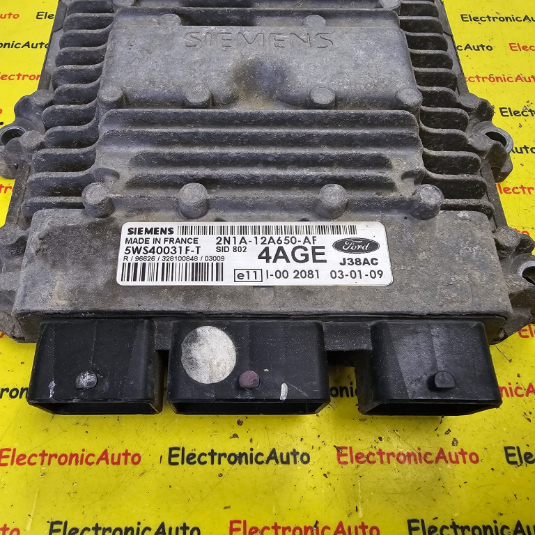 ECU Calculator motor Ford Fusion, 2N1A12A650AF, 5WS40031FT,