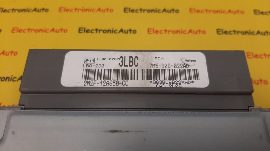 ECU Calculator motor FORD GALAXY 2.3 2M2F12A650CC, 7M5906022AD