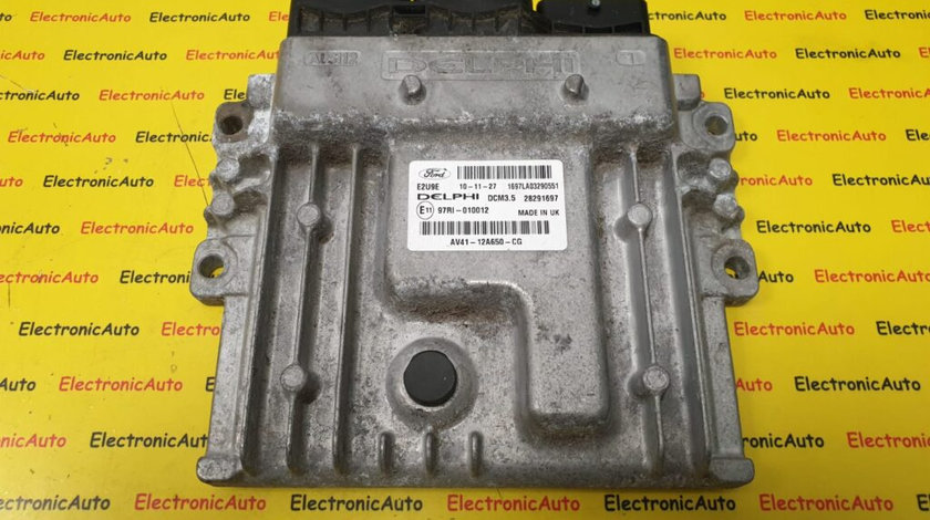 ECU Calculator Motor Ford Kuga 2,0TDCi, AV4112A650CG, 28291697, 97RI-010012