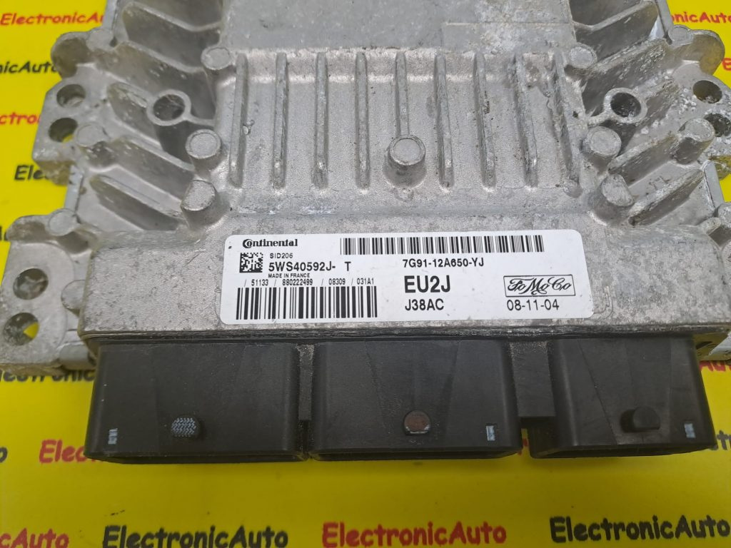 ECU Calculator motor Ford Mondeo 1.8 7G9112A650YJ, 5WS40592JT