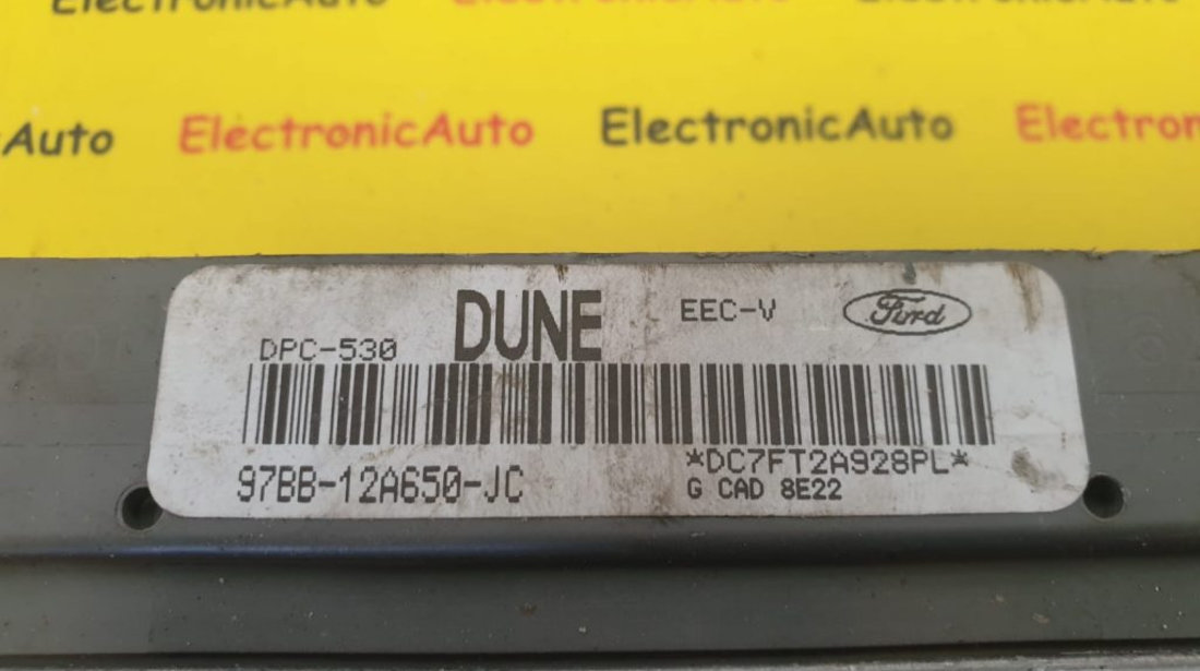 ECU Calculator Motor Ford Mondeo 1.8, 97BB12A650JC, DPC-530 DUNE