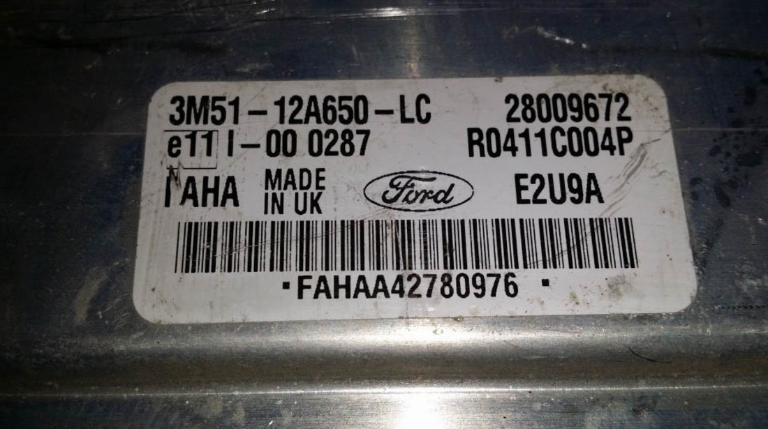 ECU Calculator motor Ford Mondeo 2.0TDCI 3M51-12A650-LC DELPHI 130CP