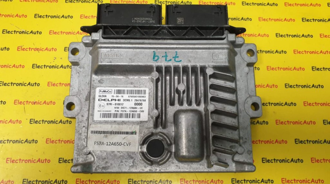 ECU Calculator Motor Ford Mondeo 2.0TDCi, FS7A-12A650-CVD, DCM6.1, 28476768