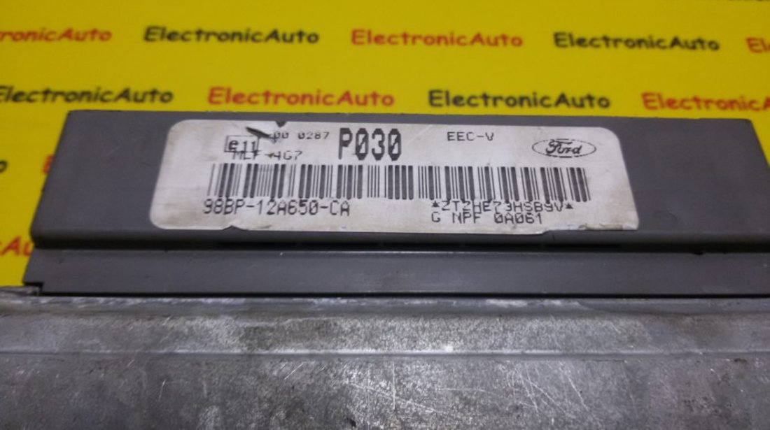 ECU Calculator motor Ford Mondeo 2.5 98BP12A650CA, MLF4G7