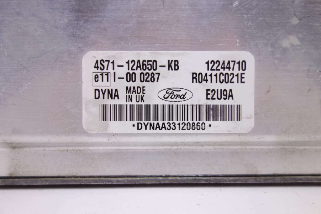 ECU Calculator Motor FORD MONDEO, 4S7112A650KB, R0411C021E, 12244710, DYNA,