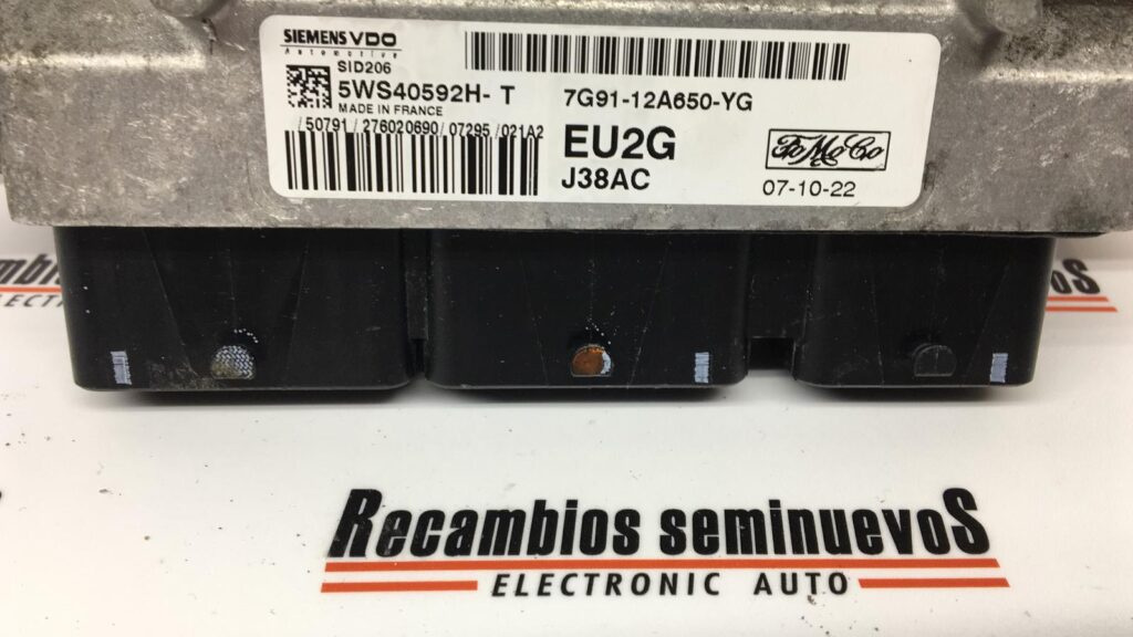 ECU Calculator Motor FORD MONDEO , 5WS40592HT, SID206, 7G9112A650YG, J38AC,