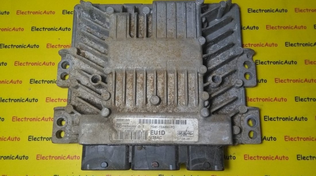 ECU Calculator motor Ford Mondeo 7G9112A650PD, 5WS40591DT