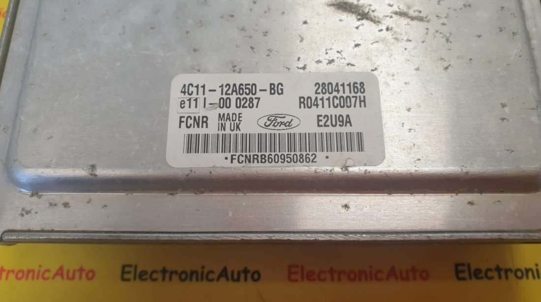 ECU Calculator motor Ford Transit 2.0TDCI 4C1112A650BG, E2U9A