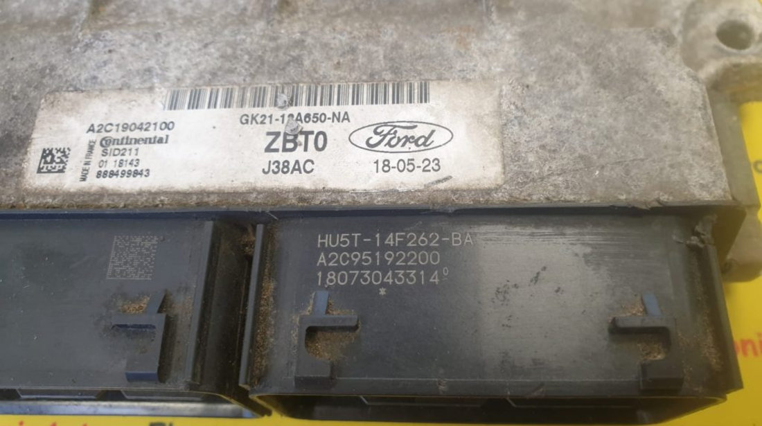 ECU Calculator motor Ford Transit 2.0TDCI GK2112A650NA, SID211