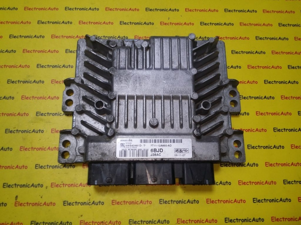 ECU Calculator motor Ford Transit Connect 1.8 tdci 7T1112A650AD, 5WS40481DT