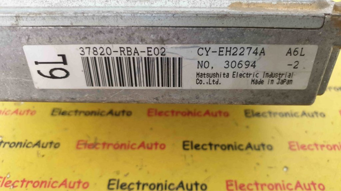 ECU Calculator Motor Honda Accord VII 2.0b, 37820RBAE02, CYEH2274A, A6L
