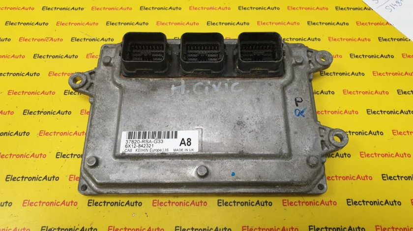 ECU Calculator Motor Honda Civic, 37820RSAG33, 6X12842321