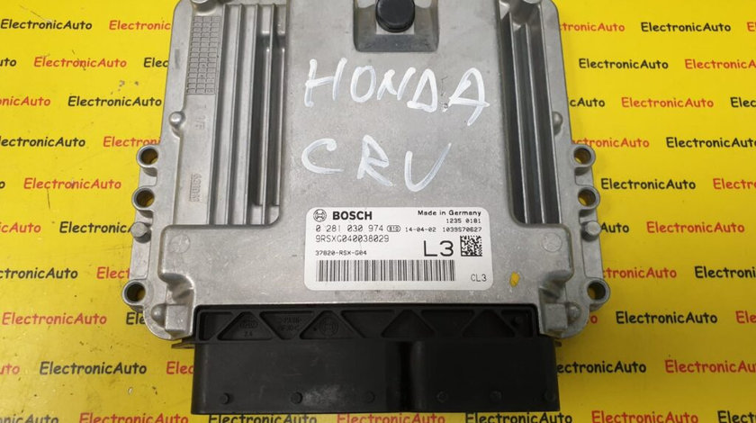 ECU Calculator Motor Honda Cr v, 0281030974, 37820RSXG04