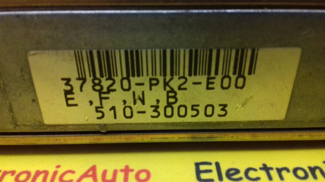 ECU Calculator Motor Honda Prelude, 37820PK2, 510300503