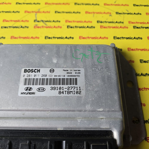 ECU Calculator Motor HYUNDAI GETZ TB, 0281011260, 3910127711, 84TBMI02,