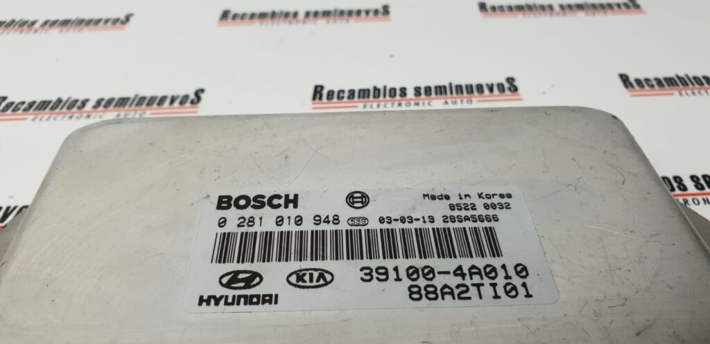ECU Calculator Motor HYUNDAI H1, 0281010948, 391004A010, 88A2TI01,