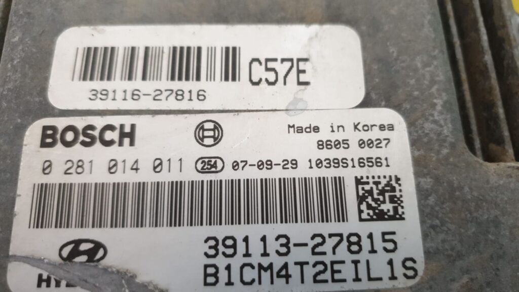 ECU Calculator Motor Hyundai Santa Fe, 0281014011, 39113-27815