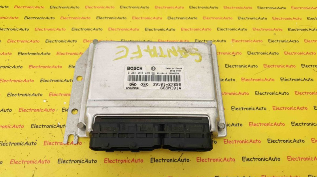 ECU Calculator Motor Hyundai Santa Fe 2.0CRDi, 3910127250, 0281010315, 66SMI014