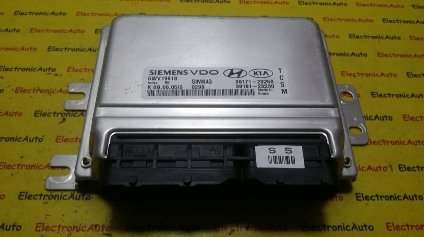 ECU Calculator motor Hyundai Tucson 2.0 5WY1961B, 3917123250