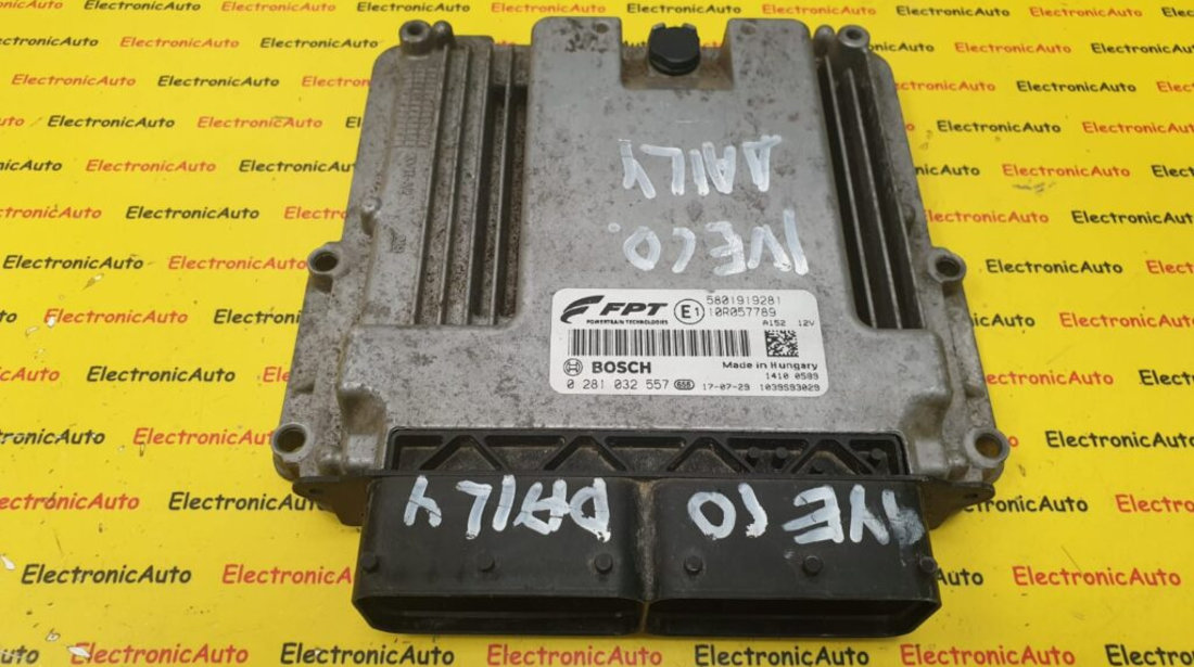 ECU Calculator Motor Iveco Daily 2.3D, 0281032557, 5801919281, 10R057789