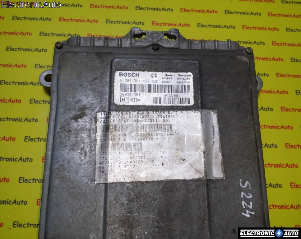 ECU Calculator motor Iveco Daily 2.8JTD 0281001537, 500332361