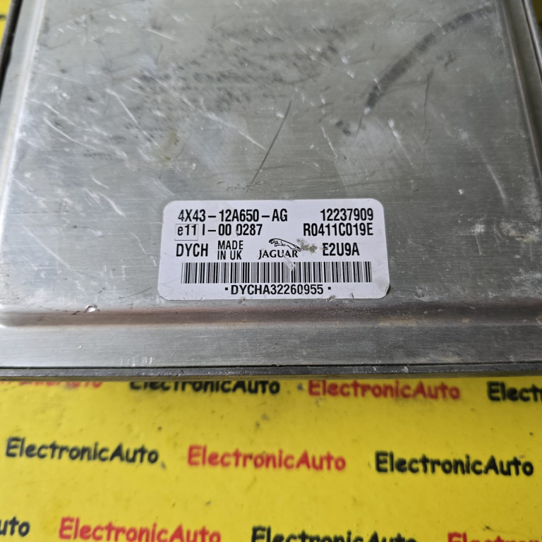 ECU Calculator motor Jaguar X-Type, 4X4312A650AG, 12237909, R0411C019E, DYCH,