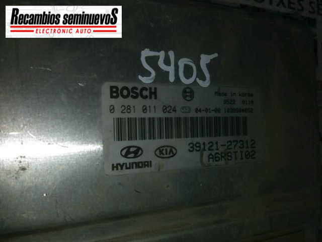 ECU Calculator Motor KIA CARENS, 0281011024, 3912127312, A6RSTI02,