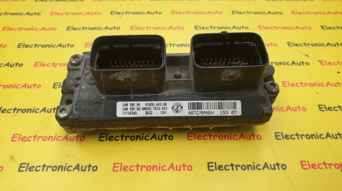 ECU Calculator motor Lancia 1.2 71736340 IAW 59F M5