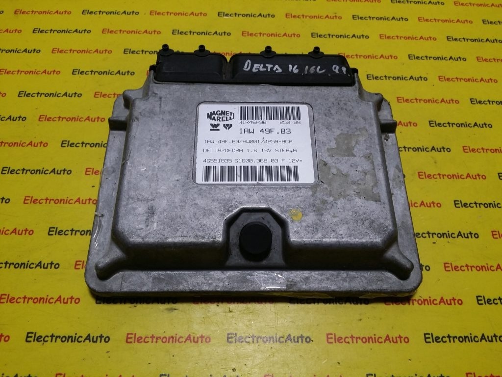 ECU Calculator motor Lancia Dedra 1.6 46551835, IAW49FB3