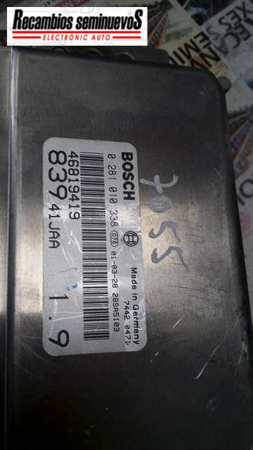 ECU Calculator Motor LANCIA LYBRA, 0281010338, 46819419, 83941JAA,