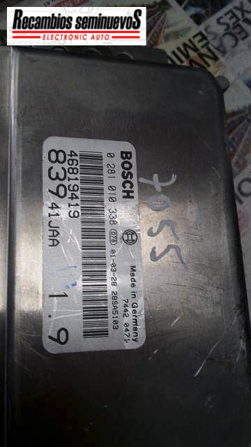 ECU Calculator Motor LANCIA LYBRA, 0281010338, 46819419, 83941JAA,