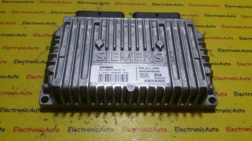 ECU Calculator motor Lancia Phedra 9654868580, S118047540E