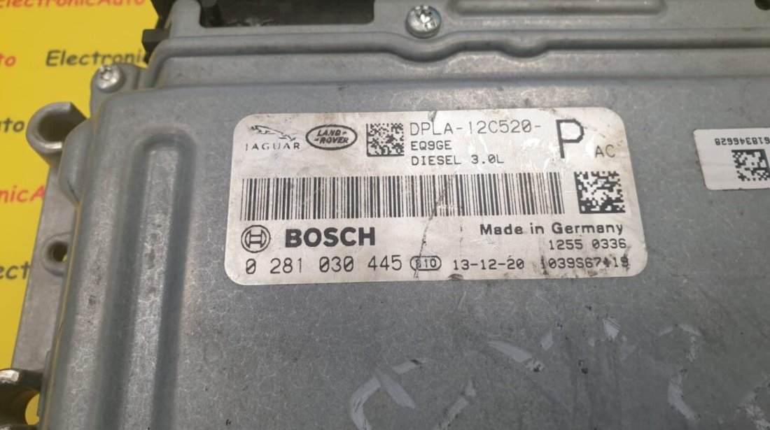 ECU Calculator motor Land Rover Discovery 3.0 DPLA-12C520-P, 0281030445